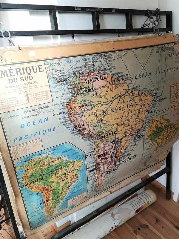 South America school map