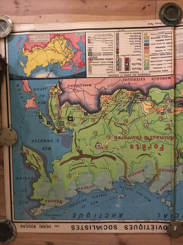 Vintage school card USSR 