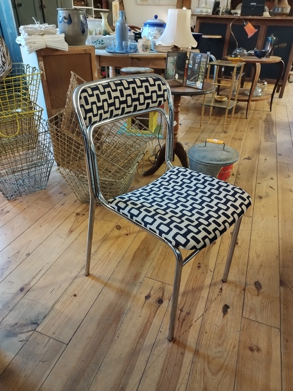 Space age chrome chair