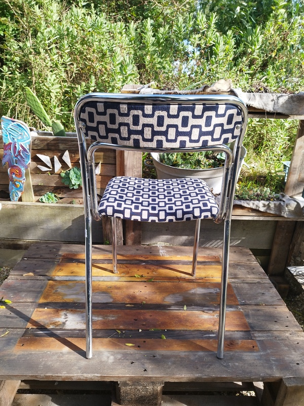 Space age chrome chair