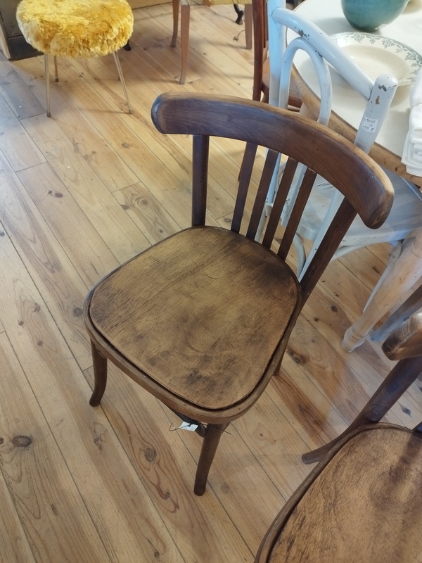Wooden bistro chairs 