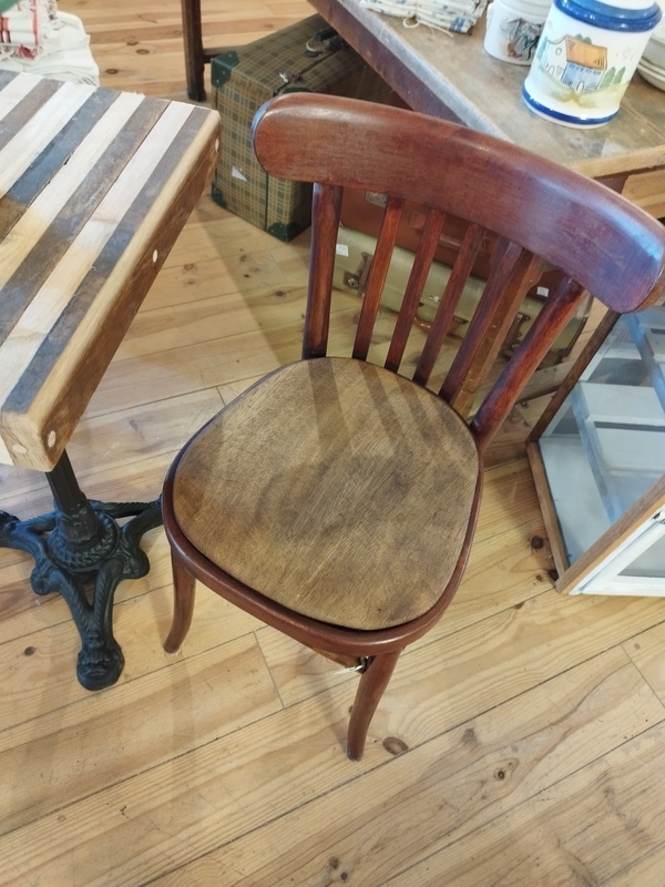 Wooden bistro chairs 