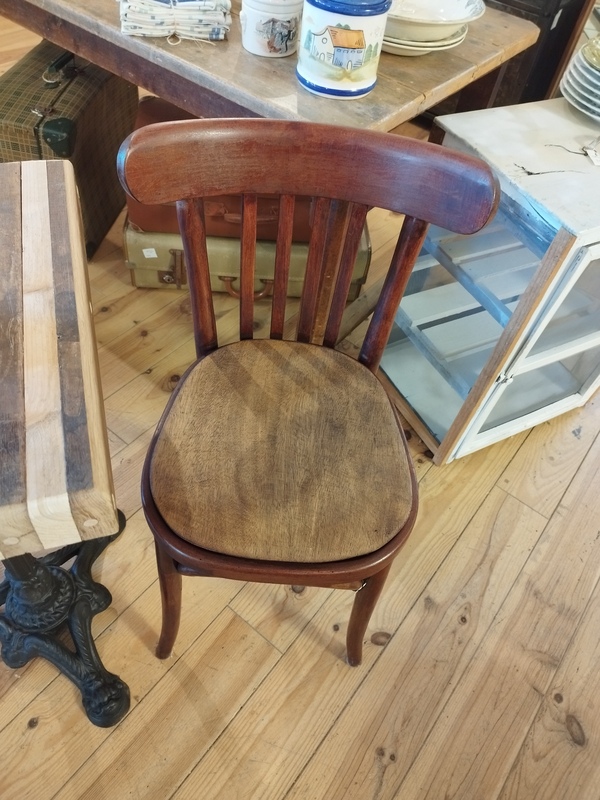 Wooden bistro chairs 