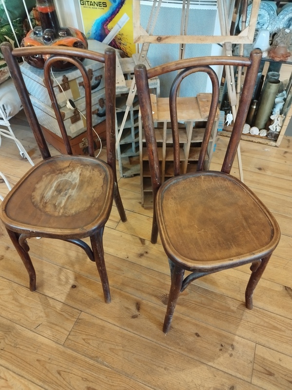Bentwood bistro chairs