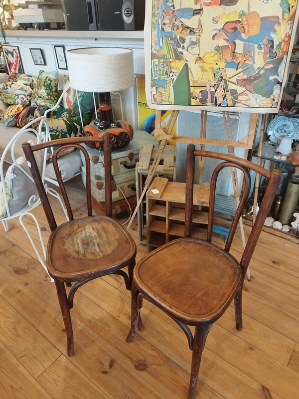Bentwood bistro chairs