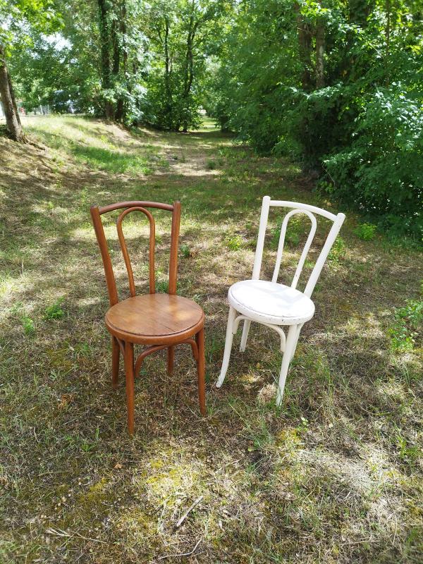 20th-century bistro chairs