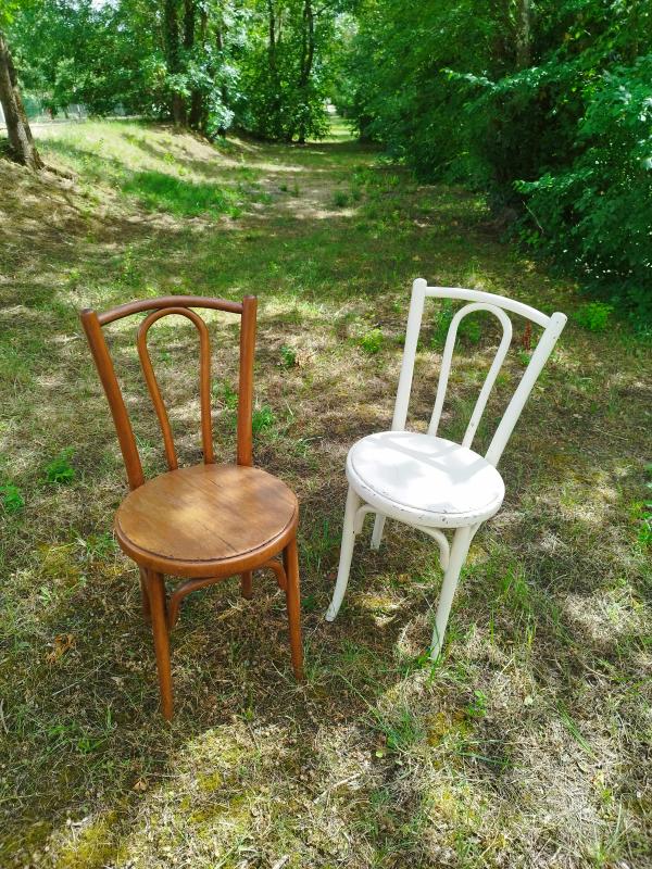 20th-century bistro chairs