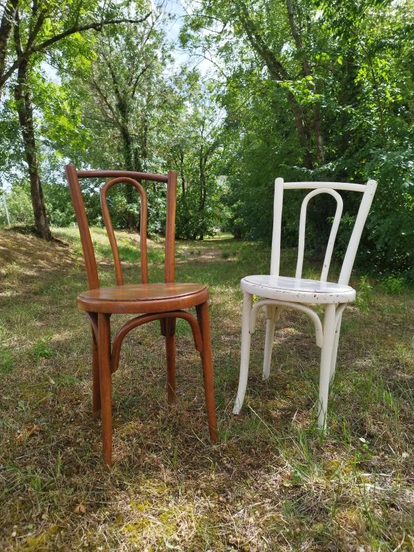 20th-century bistro chairs