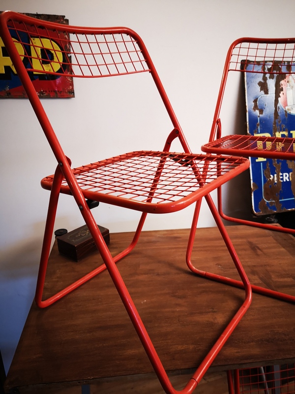 Vintage folding chairs