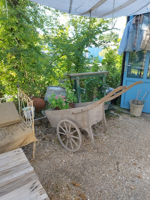 20th century milk cart