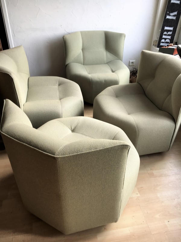 Octa fireside chair Bernard Govin