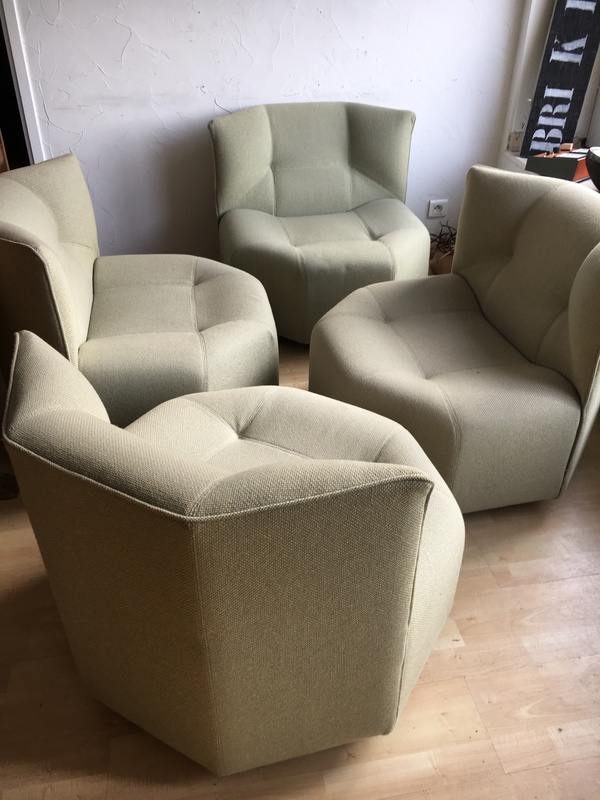 Octa fireside chair Bernard Govin