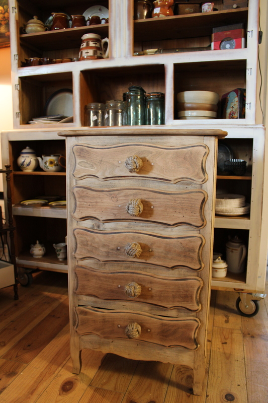 Vintage wooden chiffonier