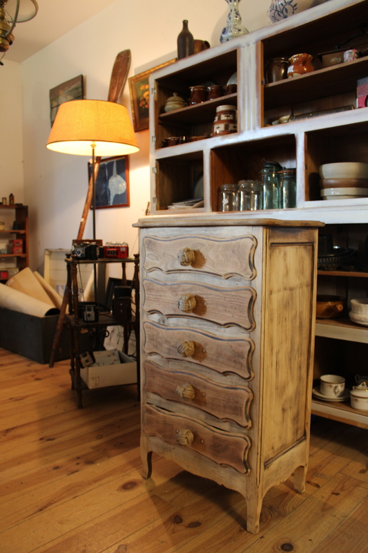 Vintage wooden chiffonier