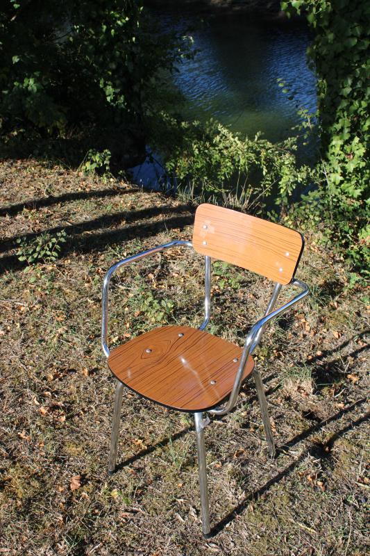 Chrome and Formica armchair, 1960s