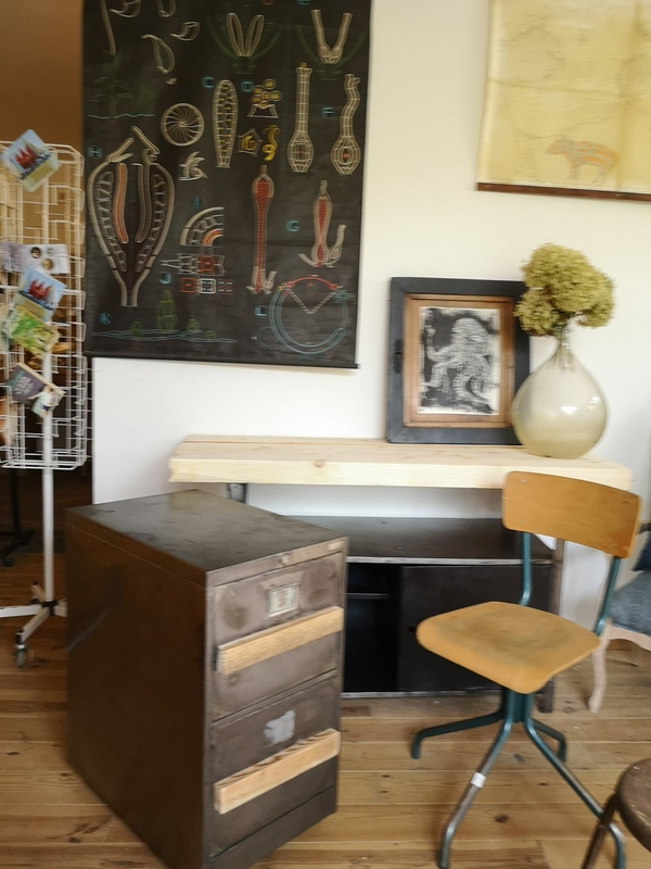 Two-drawer filing cabinet