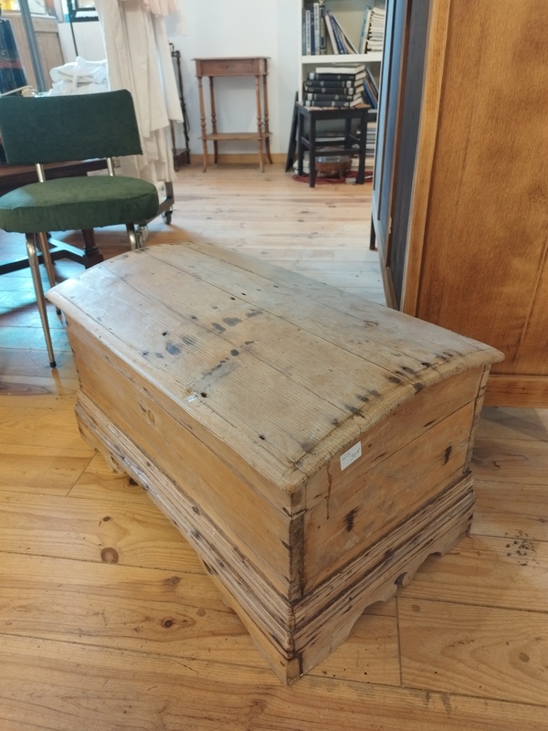 Antique curved chest
