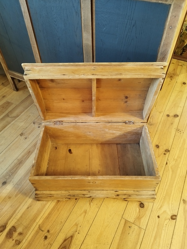 Antique curved chest