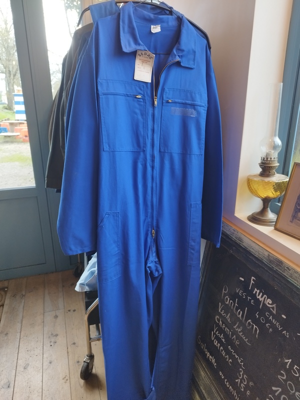 SEDAC "the strong" blue work overalls size 4 