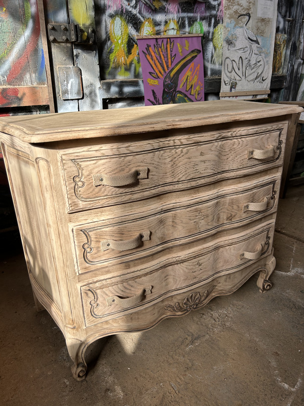 20th century antique chest of drawers, refurbished