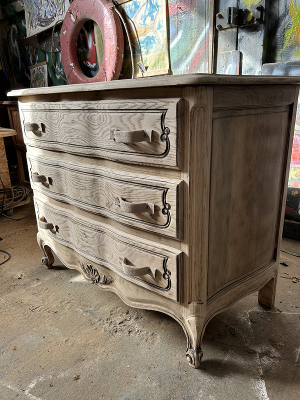 20th century antique chest of drawers, refurbished