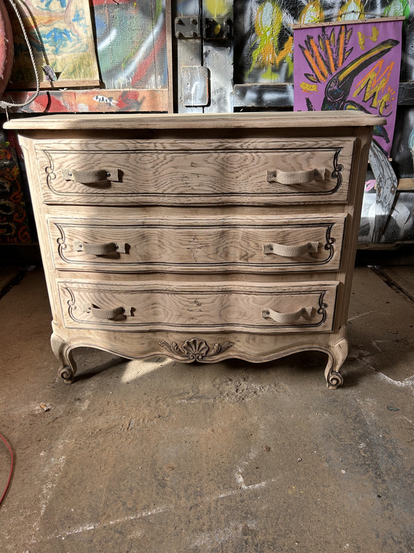 20th century antique chest of drawers, refurbished