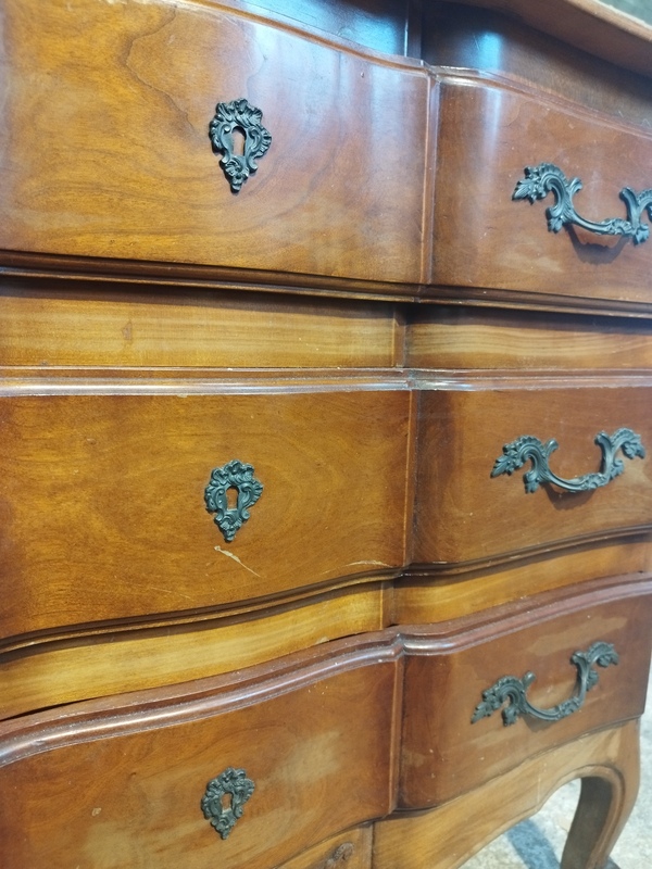 Antique chest of drawers 20th century rococo style