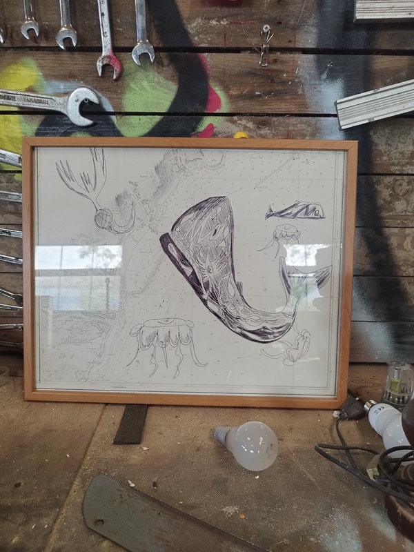 Original creation on card 