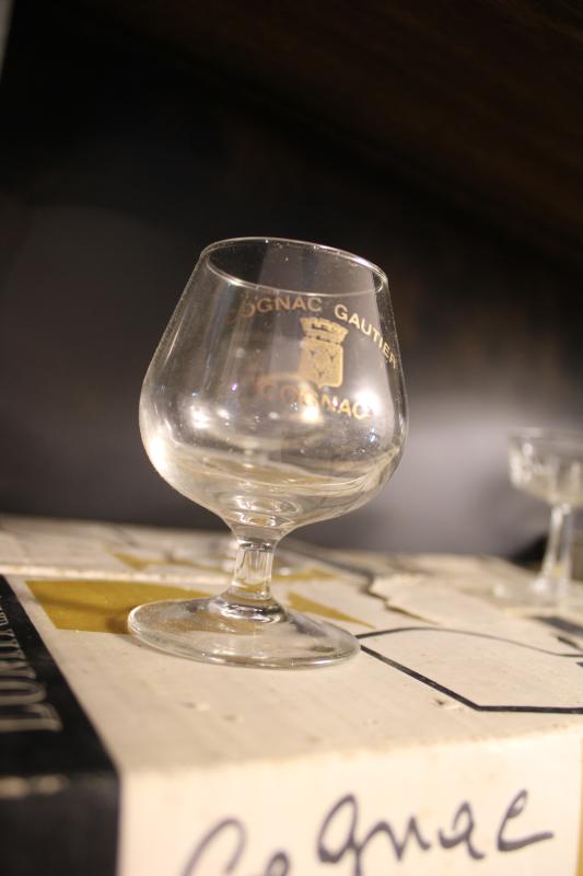Twelve Gautier Cognac glasses
