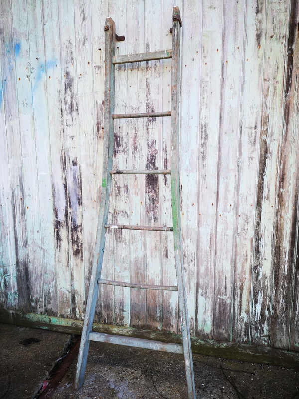 Old wooden ladder