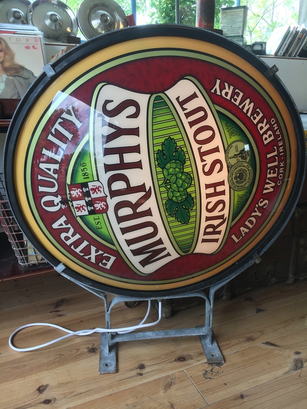 Murphy's double-sided light sign
