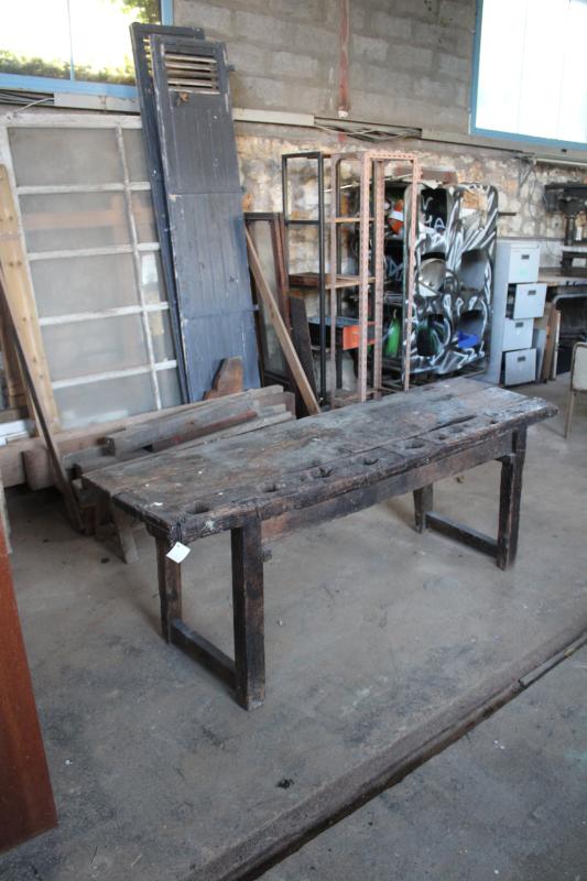 Early 20th century carpenter's workbench
