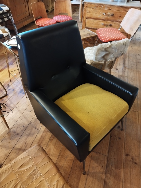 Old vintage armchair from the 70s 