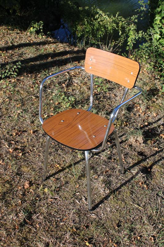 Chrome and Formica armchair, 1960s