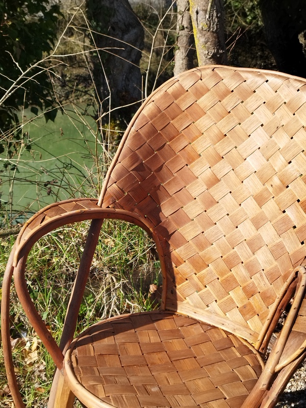 Chestnut armchair art pop 1950 