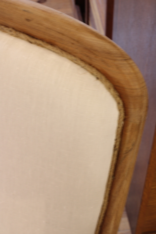 Refurbished Voltaire armchair 