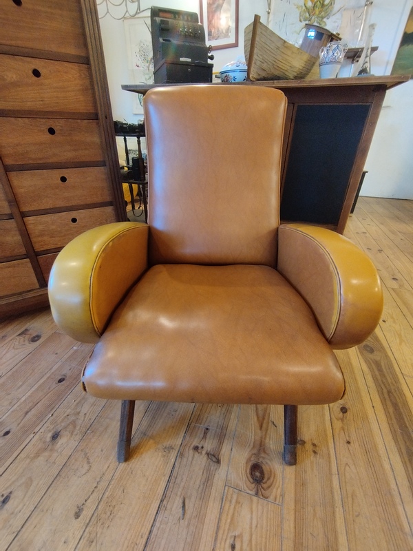 Zanuso armchair design 60s