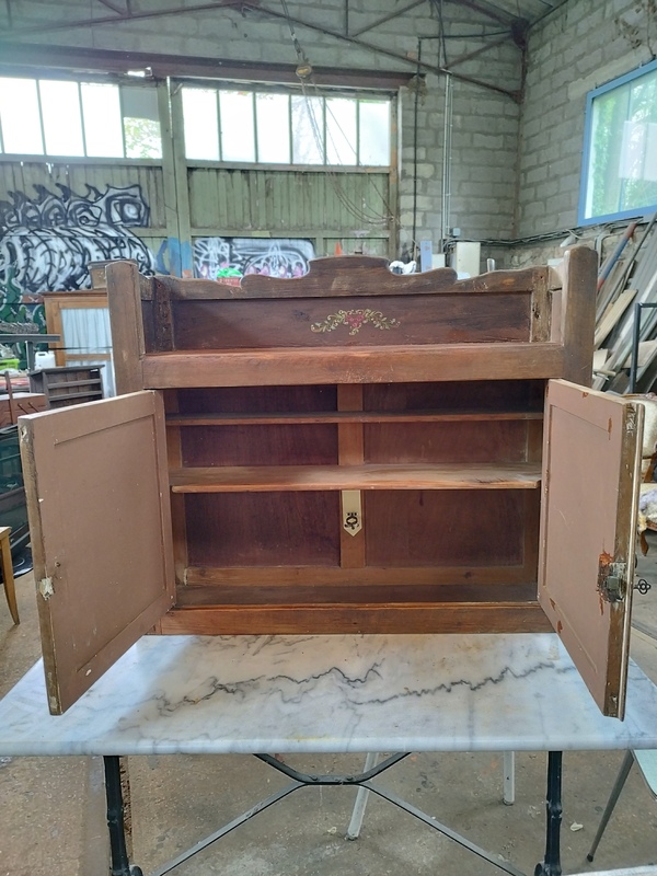 1950s hand painted pantry