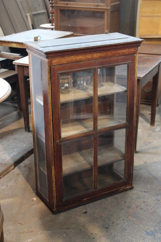 Vintage 1950s pantry display case 