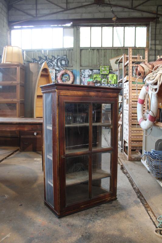 Vintage 1950s pantry display case 