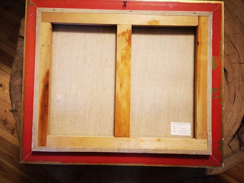 Reproduction Braun Pissaro editions The red roofs