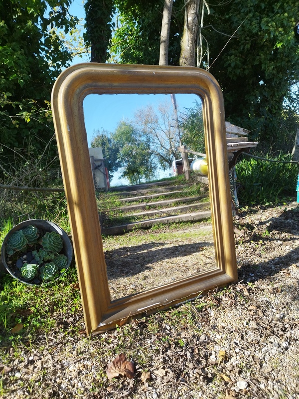 Large Louis Philippe mirror