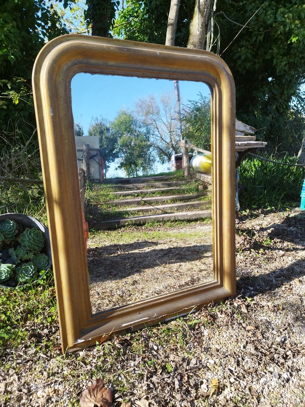 Large Louis Philippe mirror
