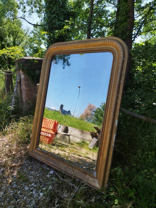 Large Louis Philippe mirror
