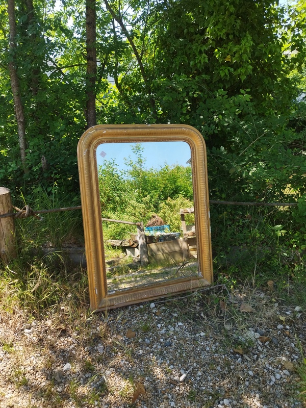 Large Louis Philippe mirror