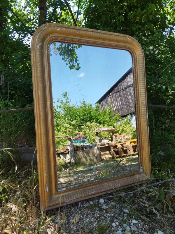 Large Louis Philippe mirror
