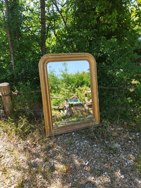 Large Louis Philippe mirror