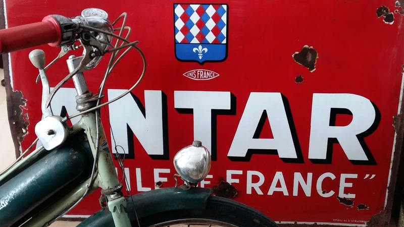 Large enamel plate ANTAR 1925