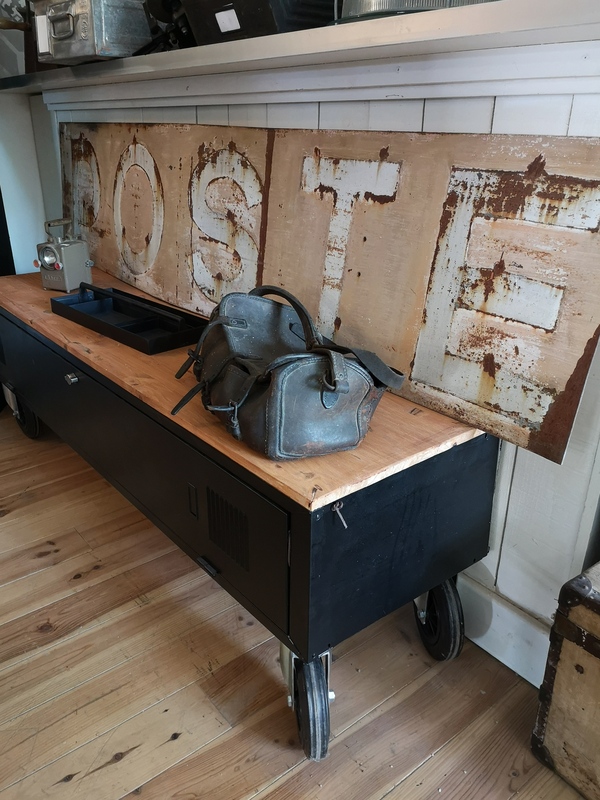 Large SNCF POSTE plate