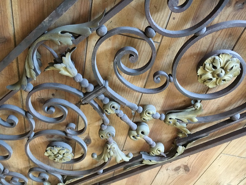 19th century door grille